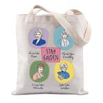 TV Show Fans Tote Bag Friendship Gifts Appreciation Gift for Best Friends Daughter Sister Mom (STAY GOLDEN CA)