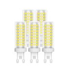 YELANGU G9 LED Light Bulbs, 6000K Cool White 12W Equivalent to 90W Halogen Replacements, Bi-Pin Base, LED Light Bulbs for Home and Office Use,5 Count