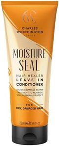 Charles Worthington Moisture Seal Hair Healer Leave-In Conditioner, Dry and Frizzy Hair, No Rinsing Treatment for Smoother Hair, 200 ml