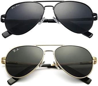 Pro Acme Kids Aviator Sunglasses for Boys Girls, Polarized Small Face for Youth Juniors Age 3-18, with Two Sizes 50MM 52MM