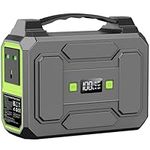 Portable Power Station 100W 27000mAh/99Wh Solar Generator with 230V UK AC Outlet/QC 3.0 18W USB/Type-C Power Pack for Camping Outdoor Travel Fishing Home Emergency Backup Battery