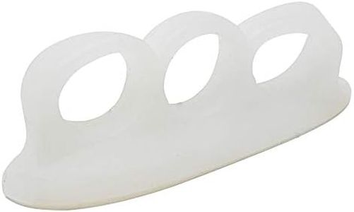 Mars Wellness Gel Toe Separators 2 Pair - 3 Loop Crest Toe Straightener - Gel Spacer for Hammertoe, Overlapping, Mallet