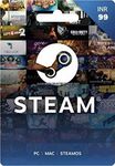 Valve Corporation Inr 99 Steam Wallet Code (Digital Code- Email Delivery Within 2 Hours)