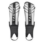 TAGVO Soccer Shin Guards for Kids Youth - Protective Soccer Equipment for Boys Girls - Adults Men Women Soccer Shin Guards - Soccer Shin Pads for Kids Girls Boys, High Impact Resistant