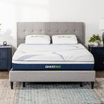 GhostBed Ultimate 10 Inch Mattress - Cooling Gel Memory Foam Mattress - Medium Firm Feel with Breathable, Cool-to-The-Touch Cover - Made in The USA - CertiPUR-US Certified - Twin XL