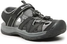 Kamik womens Islander2 Sport Sandal, Black, 5