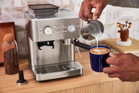 KitchenAid Espresso Machine with Burr Grinder – Coffee Maker