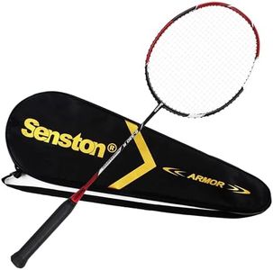 Senston Raquette de Badminton en Graphite Unique de Haute Qualité avec Sac de Transport de Badminton