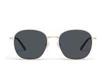 Quay Australia Jezabell Womens Sunglasses One Size Gold Smoke