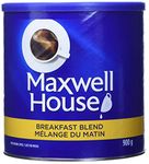 Maxwell House Breakfast Blend Ground Coffee, 900G Canister