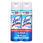 Lysol Disinfectant Spray, Crisp Linen, 38oz (2X19oz)