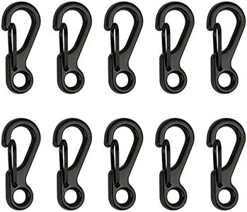 SWATOM Small Mini Carabiner Clip Tiny Spring Snap Hook Keychains Micro Carabiners for Paracord EDC Alloy Key Rings Outdoor Hiking Fishing Camping Backpack Accessories