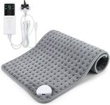 Heat Pad for Pain Relief – Fast-Heating Electric Heating Pad with 9 Heat Levels & 4 Auto-Off Timers | Full Body Relief for Back, Period Cramps, Neck & Shoulder | Safe & Machine Washable & Easy to Use