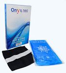 ONYXNEO Reusable Hot and Cold Gel Pack for Pain Relief - Multipurpose Hot/Cold Therapy Ice Pack (Large, 180mm X 300mm)