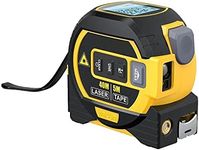 TopHomer Laser Tape Measure, 3 in 1 Digital Laser Distance Meters with LCD Display, 40M Laser Measure, 5M Tape Measure, with Self-locking Device