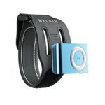 Belkin Sport Armband for iPod shuffle 2G, Grey Grey - MP3/MP4 Cases (Grey, Grey, iPod Shuffle 2G)