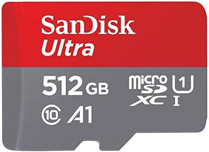 SanDisk 512 GB MicroSDXC Ultra 150MB Card Only – Extended Capacity SD (MicroSDHC)