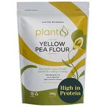 Plant S Yellow Pea Flour 500g - All Purpose Flour - Artisan Gluten Free Bread Flour for Gluten Free Baking/Cooking - Naturally Vegetarian & Vegan Flour for Baking - Low Fat/High Fibre/High Protein