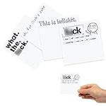 Novelty Small Sticky Notes 4PCS, Funny Sticky Notes, Rude Post It Notes for Adults, Rude Sticky Notes Desk Accessories Christmas Gifts, Funny Gifts for Friends Co-Workers Boss