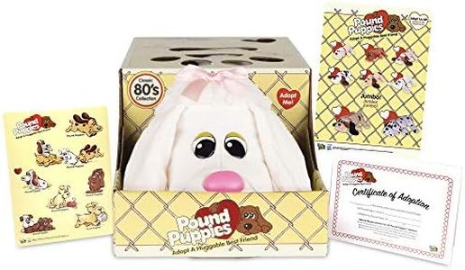 Pound Puppies Classic Stuffed Animal Plush Toy - Great Girls & Boys - 17" - White Poodle (Amazon Exclusive)