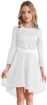 CHICTRY Girls Elegant Lace Flower G