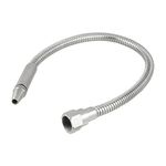 Sourcingmap 1/2BSP Thread 15/64" Round Nozzle Metal Coolant Oil Hose for Lathe