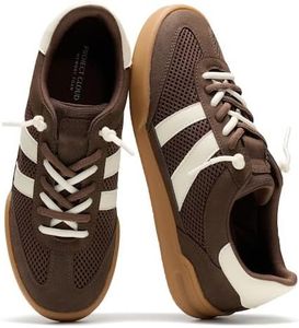Genuine Leather Slip On Sneakers for Women with Leather Memory Foam Insole