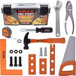 Maxx Action Deluxe 19-Piece Tool Box Play Set