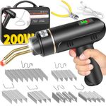 Ghguole Upgraded 200W Plastic Welder,5000mAh USB Rechargeable Plastic Welding Kit with 1200 PCS Hot Stapler,Cordless Plastic Welding Gun Portable Car Bumper Repair Kit for Plastic Crack Repair, XC-01