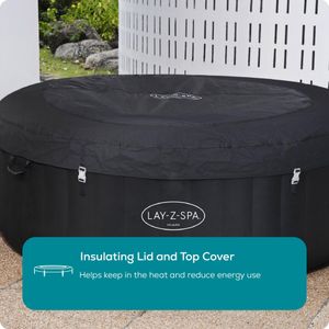 Lay-Z-Spa Miami Inflatable Hot Tub – 2-4 Person Portable Spa