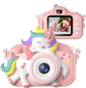 Kids Camera for 3-8 Years Old Toddlers Childrens Boys Girls Selfie Camera 20.0 MP HD 1080P IPS Screen Dual Digital Toy Camera with 32GB SD Card for Kids Christmas Birthday Gifts