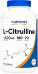 Nutricost L-Citrulline 1500mg, 180 