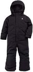 Burton Toddlers' 2L Insulated Waterproof One Piece Snowsuit (Standard, True Black, 2T)