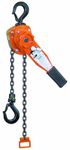 CM Series 653 Lever Hoist, Hook Mount, 3/4 Ton Capacity, 5' Lift, 12-5/8" Headroom, 11" Lever Length, 1-1/8" Hook Opening