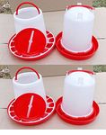TM&W-D1- Tool with Lid Handle for Chicken Hen Poultry All Types of Feeder & Drinker 1.5 KG Feeder=2 Pcs & 1.5 Drinker=2 Pcs= 4 Pcs