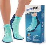 Venicce Love Cooling Socks | Cold Feet | Cooling Pads | Cold Pack | Cold Therapy Socks | Foot Rheumatism | Polyneuropathy Socks | Foot Warmer | Socks for Cold Feet | Socks for Pain, Turquoise/Blue,