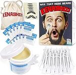 Nose Wax Kit, 100 g Wax, 24 Applicators. The Original and Best Nose Hair Removal Kit from Kenashii. Nose Waxing For Men and Women. 12 Applications, 12 Post Waxing Balm Wipes, 12 Mustache Guards
