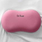 Dr Trust USA 3210 Cuddlee Cuddle Pillow for Cozy Comfort, Deep Sleep, Lounging & Curved Memory Foam Hugging for Side Sleepers, Neck & Shoulder Support, Breathable Soft Fabric Snuggles Pillow