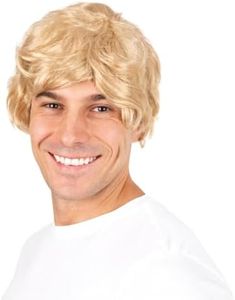 P'TIT CLOWN 81119 Perruque Nick - Homme Courte - Blond