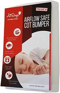 AiRoya Tour de lit Bebe 2 Faces protège-lit de Protection pour lit de, conformité de sécurité BS1877