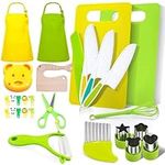 Toys for 3-8 Years Old Girls Boys, 28 PCS Montessori Kitchen Tools Girl Toys for 3 4 5 6 7 8 Year Old Girls Gifts, Educational Birthday Gift for 3 4 5 6 7 8 9 Years Old Kids Toddler