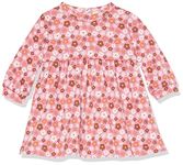 Amazon Aware Baby Girls' Organic Cotton Long-Sleeved T-Shirt Dress, Pink Floral, 18 Months