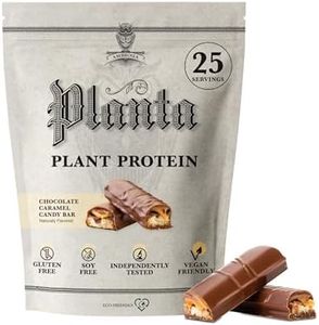Ambrosia Plant Based Protein Powder 20g | Clean Vegan Pea Protein Powder | Gluten & Dairy Free, Keto Friendly, No Added Sugar | 25 Servings | Candy Bar