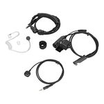 Yoidesu Throat Microphone Headset, 7.1mm Telescopic Throat Headset and Finger Mic U94 PTT Radio Earpiece Suitable for Baofeng UV‑9R UV‑9R PLUS UV‑XR BF‑9700