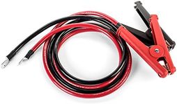 Preassembled 4 AWG 20 Foot Alligator Clamp Battery Cable Set with 5/16" Ring Terminal by Spartan Power Made in The USA