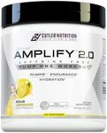 Cutler Nutrition Amplify 2.0 Caffeine Free Pre Workout for Men and Women Stimulant Free Muscle Pump Enhancer with Nitrates (Arginine Nitrate), Coconut Water, and L-Citrulline, Sour Lemonade Flavor