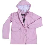 A2Z 4 Kids PU Raincoat Jackets Lilac Windbreaker Waterproof Parka Shower Resistant - Raincoat 625 Lilac 13