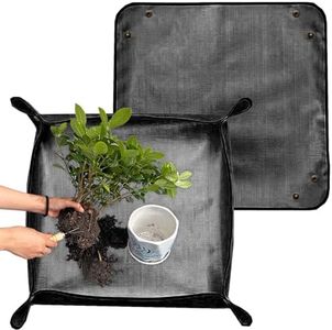 Estera Plegable para Jardinería, 2 Piezas Impermeable Plantación Mat, Alfombrillas para Trasplante de Plantas para Plantar Suculentas en Macetas Cuidado de Plantas de Jardín Interior