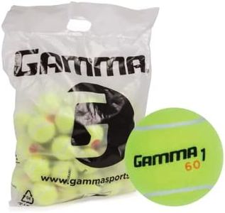 Gamma Sports Kids Training (Transition) Balls, Yellow/Orange Dot, 60 Orange Dot, 60-Pack