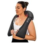 Comfier Shiatsu Neck and Shoulder Massager- Deep Kneading Massage Pillow with Heat, Back Massager, Pillow Massager as Best Gift for Dad/Mom/Men/Women,Valentines day gift